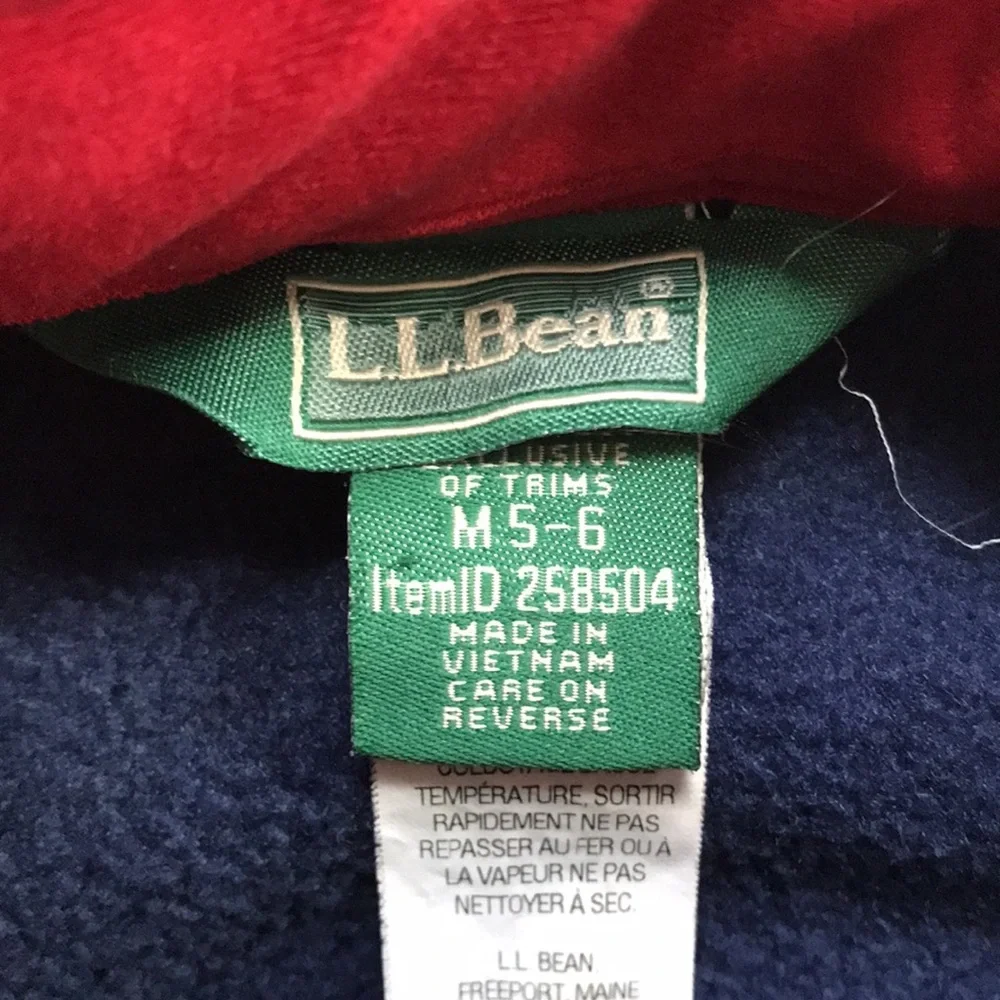 L.L. Bean Fleece Vest (size 5-6)